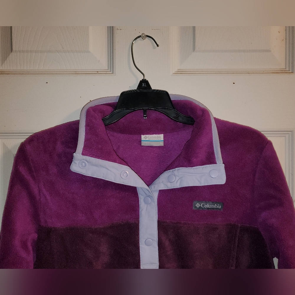 5 for $25 | Columbia Benton Springs Pullover Colorblock Fleece Sweatshirt - Picture 3 of 10